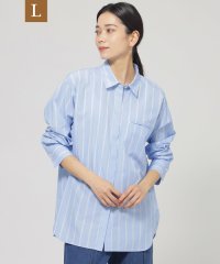 エヴェックス バイ クリツィア　Lサイズ/【L】【ウォッシャブル】ラメストライプシャツ/507995608