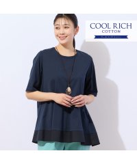 MISSEL/COOL RICH COTTON フレアTシャツ/508026606