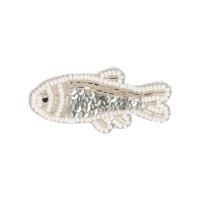 EARTH MADE/アースメイド EARTH MADE E7751 MARIN BEADS BROOCH(WHITE FISH)/508027059