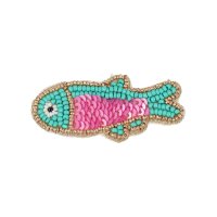 EARTH MADE/アースメイド EARTH MADE E7751 MARIN BEADS BROOCH(TRPIC FISH)/508027060
