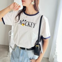 GeeRA/ジーラ GeeRA 《FIRSTMOODコラボ》【Disney】別注リンガープリントTシャツ/508027209