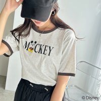 GeeRA/ジーラ GeeRA 《FIRSTMOODコラボ》【Disney】別注リンガープリントTシャツ/508027209