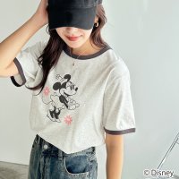GeeRA/ジーラ GeeRA 《FIRSTMOODコラボ》【Disney】別注リンガープリントTシャツ/508027209
