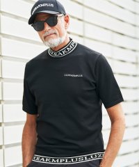 LUXEAKMPLUS/リュクスエイケイエムプラス LUXEAKMPLUS ゴルフ ロゴ刺繍 半袖ニットTシャツ (速乾性 / 軽量)/508027261