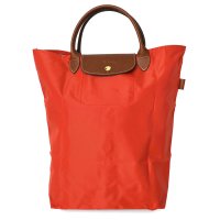 Longchamp/ロンシャン LONGCHAMP ハンドバッグ ル プリアージュ オリジナル ショッピングバッグ Mサイズ 10168 089 P94 TOMATO/508027458