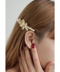 niana/ニアナ niana パールメタルフラワーバレッタ ヘアアクセサリー オケージョン ボリューム ゴールド シルバー ビーズ 結婚式 二次会 成人式 同窓会 卒業式/508027567