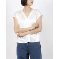 RINASCIMENTO/リナシメント RINASCIMENTO 異素材切替VネックTOPS/508027762