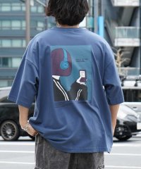 ILL‘S/イルズ ILL'S イラストバックプリント ワンポイント刺繍 ビッグシルエット半袖Tシャツ ユニセックス/508027807