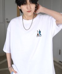 ILL‘S/イルズ ILL'S ワンポイント刺繍ロゴ ヒゲおじ デイリーウォーキング ビッグシルエット半袖Tシャツ ユニセックス/508027809