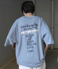 Mark Gonzales/マークゴンザレス Mark Gonzales フロント/バックプリント ワンポイント刺繍 ビックシルエットTシャツ ユニセックス/508027811