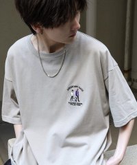 ILL‘S/イルズ ILL'S ワンポイント刺繍ロゴ ヒゲおじ デイリーウォーキング ビッグシルエット半袖Tシャツ ユニセックス/508027818