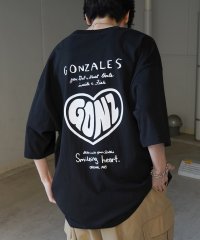Mark Gonzales/マークゴンザレス Mark Gonzales フロント/バックプリント ワンポイント刺繍 ビックシルエットTシャツ ユニセックス/508027821
