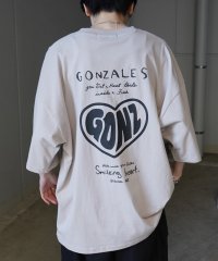 Mark Gonzales/マークゴンザレス Mark Gonzales フロント/バックプリント ワンポイント刺繍 ビックシルエットTシャツ ユニセックス/508027821