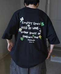 Mark Gonzales/マークゴンザレス Mark Gonzales フロント/バックプリント ワンポイント刺繍 ビックシルエットTシャツ ユニセックス/508027822