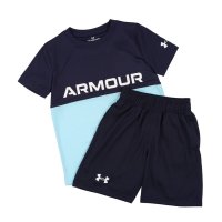 UNDER ARMOUR/アンダーアーマー UNDER ARMOUR ジュニア Tシャツハーフパンツセット UAテック カラーブロック Tシャツ&ショーツセット 6001343/508028018