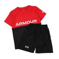 UNDER ARMOUR/アンダーアーマー UNDER ARMOUR ジュニア Tシャツハーフパンツセット UAテック カラーブロック Tシャツ&ショーツセット 6001343/508028020
