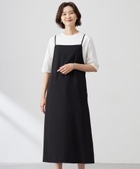 J.PRESS LADIES/【洗える】バックサテンジョーゼット キャミワンピース/508028107