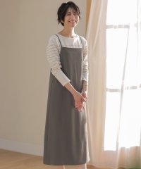 J.PRESS LADIES/【洗える】バックサテンジョーゼット キャミワンピース/508028107