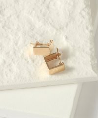 Lilas/ワイドラインボックスピアス K10（両耳）/508028146