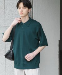SENSE OF PLACE by URBAN RESEARCH/『洗濯可』ストレッチニットポロショートスリーブTシャツ/508028200