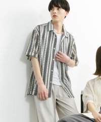 SENSE OF PLACE by URBAN RESEARCH/『WEB/一部店舗限定サイズ』『ユニセックス』アソートレースオープンカラーショートスリーブシャツ/508028203