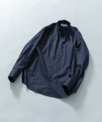 URBAN RESEARCH ROSSO/『WEB限定』『XLサイズあり』リラックスコットンリネンバンドカラー長袖シャツ/508028426