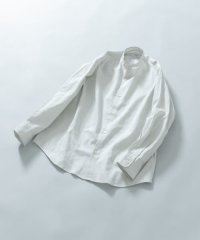 URBAN RESEARCH ROSSO/『WEB限定』『XLサイズあり』リラックスコットンリネンバンドカラー長袖シャツ/508028426