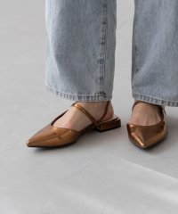 welleg/ウェレッグ welleg ポインテッドトゥ ストラップスリングバックパンプス/508028552