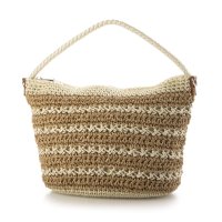cache cache/カシュカシュ cache cache ボーダーコンビ編みワンハンドル2wayミニトート/508028575