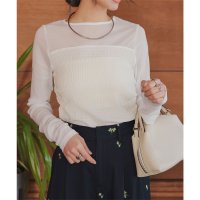 KOBE LETTUCE/コウベレタス KOBE LETTUCE シアードッキングシャーリングトップス [C7412]/508028611