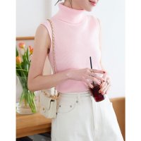 KOBE LETTUCE/コウベレタス KOBE LETTUCE タートルネックノースリーブリブニット [N1178]/508028656