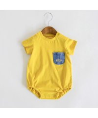 branshes/デニムポケット付半袖カバーオール/508028761