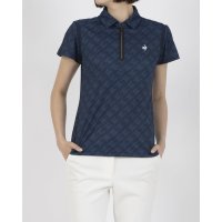 le coq sportif GOLF /ルコックスポルティフ ゴルフ le coq sportif golf 【RIJOUME】ハーフジップシャツ －モノグラム柄－/507932556