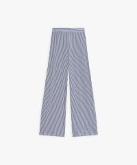 agnes b. FEMME/ストライプ リネン ワイドパンツ "Marbella"/508006538