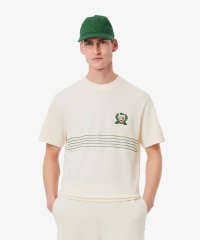 LACOSTESPORTS MENS/ラコステ LACOSTE フロントボーダーパネル鹿の子Tシャツ/508029460