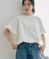 coen/【UVカット・接触冷感】WELLTECT USAコットン フリルスリーブプルオーバー/508029480