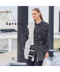 Liliane Burty/【Sprout.】ロゴブロックパネルプリント　ブラウス/508029716