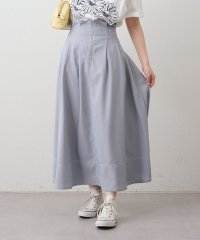 NICE CLAUP/OLIVE des OLIVE OUTLET/配色ステッチウエストタックフレアスカート/508030209