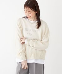 SHIPS Colors WOMEN/SHIPS Colors:〈手洗い可能〉ペーパーライク ボートネック ニット プルオーバー/508030391