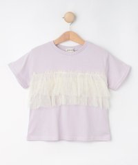 SHOO・LA・RUE(Kids) /【100－120cm】チュールドッキングTシャツ/508030512