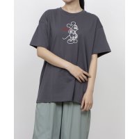 DISNEY/ディズニー Disney レディース 半袖Tシャツ UVコットン グラフィックTシャツ ミッキー TRDN－9C22025TS/508030702