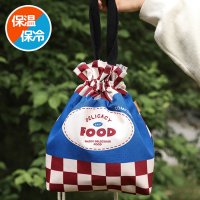 REAL STYLE/リアルスタイル REAL STYLE ランチトート バッグ 保冷 保温 レディース メンズ キッズ 大容量 巾着 軽い 弁当袋 お弁当 大きめ マチ広 自立 仕/508030719