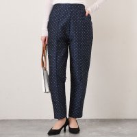 REAL STYLE/リアルスタイル REAL STYLE テーパードパンツ レディース セットアップ ボトムス 春 夏 秋 フォーマル オケージョン ドット柄 おしゃれ センターシ/508030809