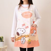 REAL STYLE/リアルスタイル REAL STYLE エプロン おしゃれ 保育士 ショート かぶるだけ かぶり キャラクター スヌーピー ミッフィー snoopy miffy /508030818