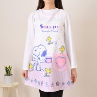 REAL STYLE/リアルスタイル REAL STYLE エプロン おしゃれ 保育士 ショート かぶるだけ かぶり キャラクター スヌーピー ミッフィー snoopy miffy /508030818