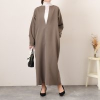 REAL STYLE/リアルスタイル REAL STYLE ワンピース レディース 長袖 きれいめ 春 秋 冬 ロング マキシ 20代 30代 40代 50代 60代 ストレート I/508030832