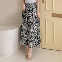 REAL STYLE/リアルスタイル REAL STYLE スカート マキシ ロング フレア 春 夏 秋 レディース ボトムス 膝下 Aライン ボタニカル ウエストゴム おしゃれ き/508030877