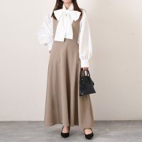 REAL STYLE/リアルスタイル REAL STYLE ジャンパースカート ロング 40代 50代 60代 フレア 春 夏 ワンピース レディース ジャンスカ きれいめ マキシ /508030883