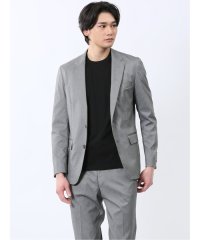 m.f.editorial/エムエフエディトリアル m.f.editorial ストレッチ スリムフィット 2ボタンジャケット ライトデニム調(セットアップ可能)/508031064
