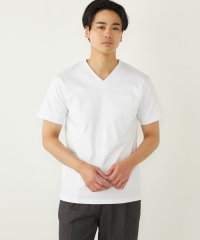 SHIPS Colors  MEN/《一部追加予約》SHIPS Colors:〈接触冷感〉シルケット コットン Vネック TEE◆/508031134